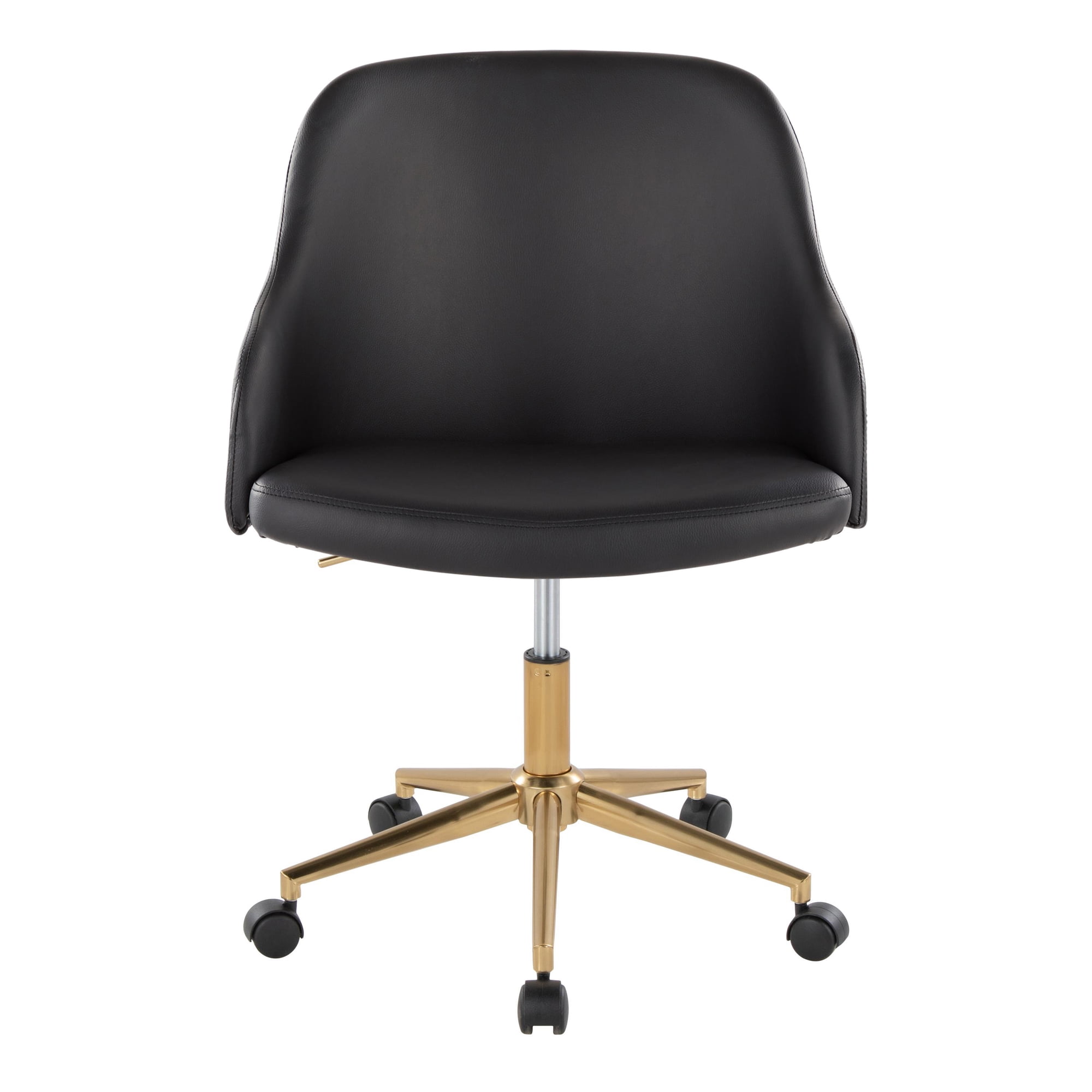 gold metal office chair with product