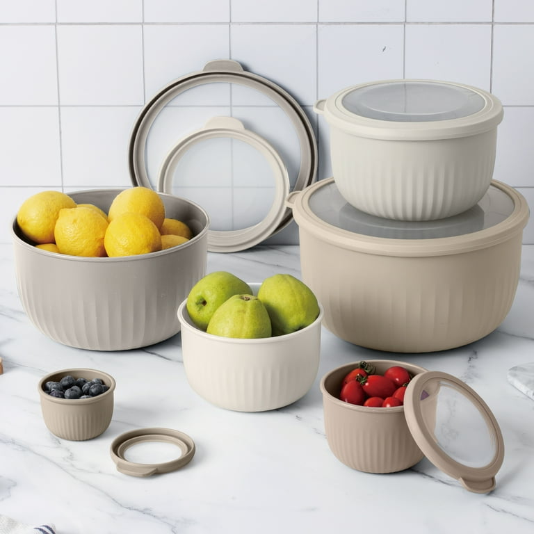 Cook with Color 12-Piece Silicone Mixing Bowl Set with Lids photo 4