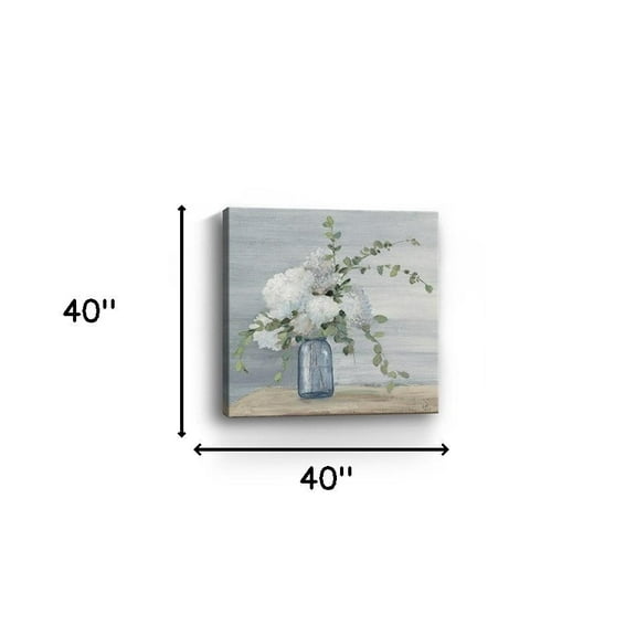 40" Sweet and Serene Flower Bouquet Canvas Wall Art