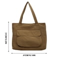 thumbnail image 3 of Bolsa Tote de Mujer Ligera con Gran Capacidad, Nylon Repelente al Agua, Estilo de Hombro y Mano, Múltiples Bolsillos para Trabajo, Escuela y Uso Diario, 3 of 8