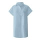 thumbnail image 4 of Vestido camisero de manga corta con botones para mujer: túnica informal de color liso, tejido suave y transpirable, versátil para tres estaciones., 4 of 5