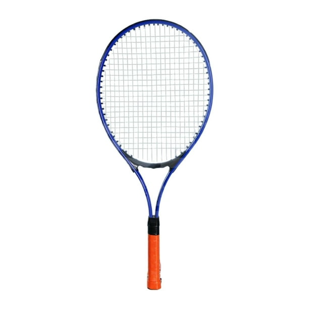 Raqueta de tenis Equipo de tenis Agarre antideslizante Cuerdas de nailon Raqueta de tenis para jardín Playa Juego al aire libre Jugadores s Azul