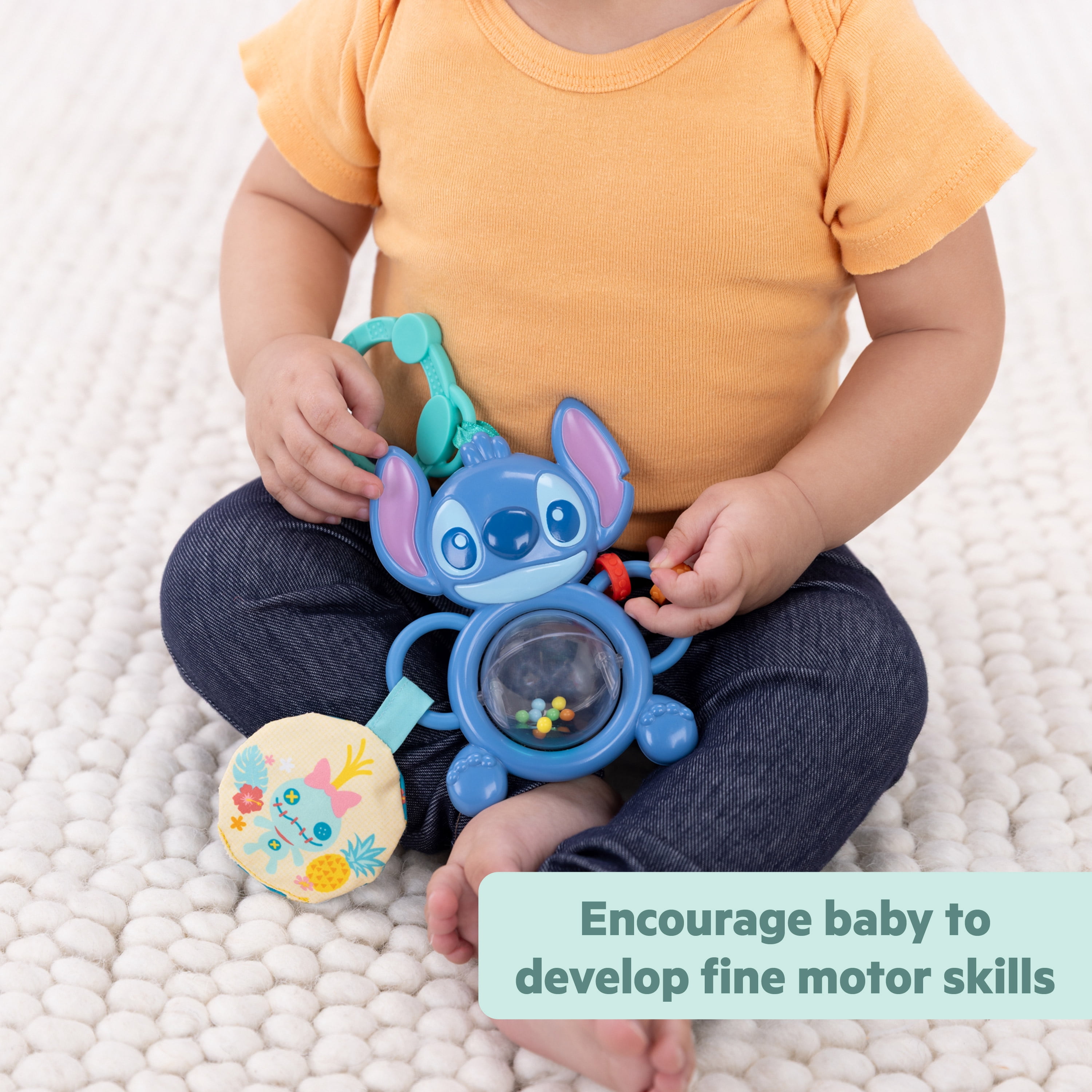 Disney Baby Stitch Tummy Tumble Activity Toy