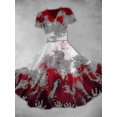 thumbnail image 1 of Halloween Clothes Bloody Print Casual Party Round Neck Sexyhot-selling Items, 1 of 4