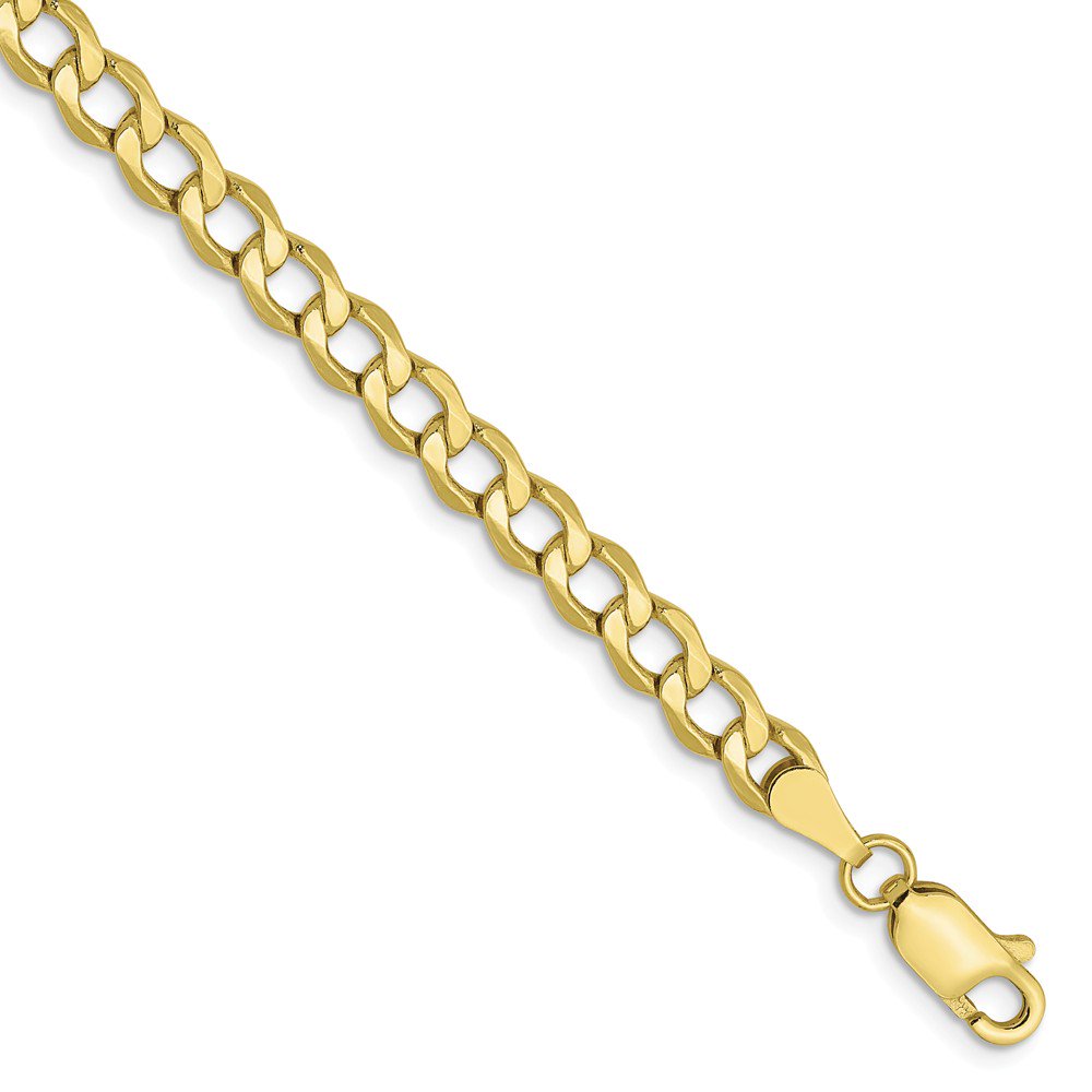 Discount Jewelers - Leslie's Real 10kt Yellow Gold 4.3mm Semi-Solid ...