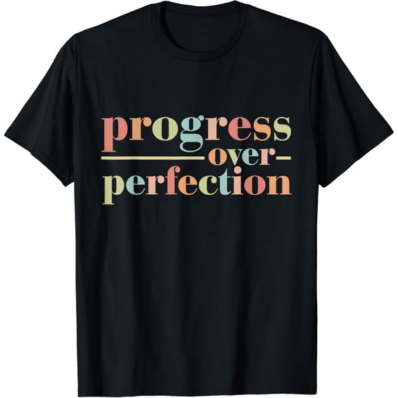 Back To School Progress Over Perfection Vintage Teachers T-shirt