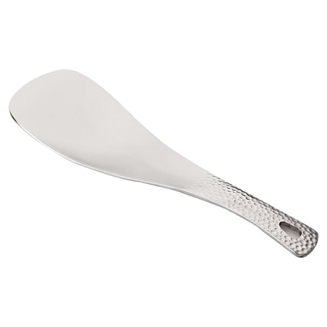 Naiovety Cuchara de arroz de Metal, cucharas antiadherentes para el hogar a prueba de moho, mango largo, utensilio de cocina antideslizante, cucharadita, Cocina y Comedor Mate Naiovety HA078678-02