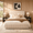 Full-Beige, variant on Full Lift Up Storage Bed w/ Hydraulic, Upholstered Wingback Headboard Bed Frame, Wood Slats, Steel Frame, No Box Spring, Underbed Storage, Anti-Slip, Noise-Free, Sturdy & Space-Saving, Beige