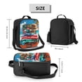 thumbnail image 2 of Rateoe Tropical Vacation Essentials Lunch Bag Reusable Lunch Box with Shoulder Straps for Men Women Insulated Portable Lunchbox for adults Suitable for School Work Picnic, 2 of 7