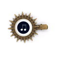 thumbnail image 1 of Doubled-dequaver Music Notes Hairpin Sun Headwear Retro Metal Clips Pin, 1 of 3