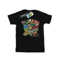 thumbnail image 1 of DC Comics Womens Teen Titans Go Robin Montage Cotton Boyfriend T-Shirt, 1 of 3