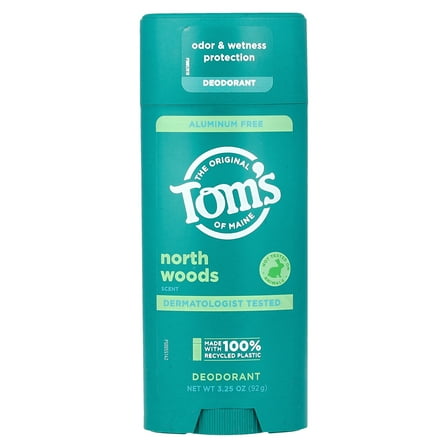 Tom's Of Maine Deodorant & Antiperspirant-Aluminum-Free Deodorant-North Woods 3.25 oz Stick