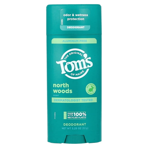 Tom's Of Maine Deodorant & Antiperspirant-Aluminum-Free Deodorant-North Woods 3.25 oz Stick