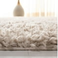 thumbnail image 5 of SAFAVIEH August Sophia Solid Shag Area Rug, Beige, 9' x 12', 5 of 11
