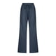 thumbnail image 5 of Pantalones de cintura alta y pierna ancha con cordón para mujer - Pantalones elásticos de poliéster con bolsillos para todas las estaciones, 5 of 5