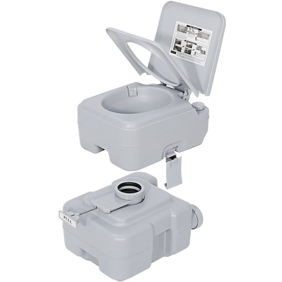 ERTWER 5.3 gallon/20 liter portable toilet can flush travel camping outdoor universal indoor portable toilet travel camping portable seat toilet