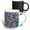Multicolor, variant on 3drose, Africa, Morocco, Chefchaouen. Blue Railing on Decorated Tile Wall., 15oz Mug