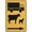 Warning Sign 2, variant on Cattle Trucks (Arrow Left) Reflective Aluminum Sign 12 x 8 Inches - UV Protected, Waterproof, Weatherproof, Fade Resistant, 4 Pre-Drilled Holes, Rural Road Use