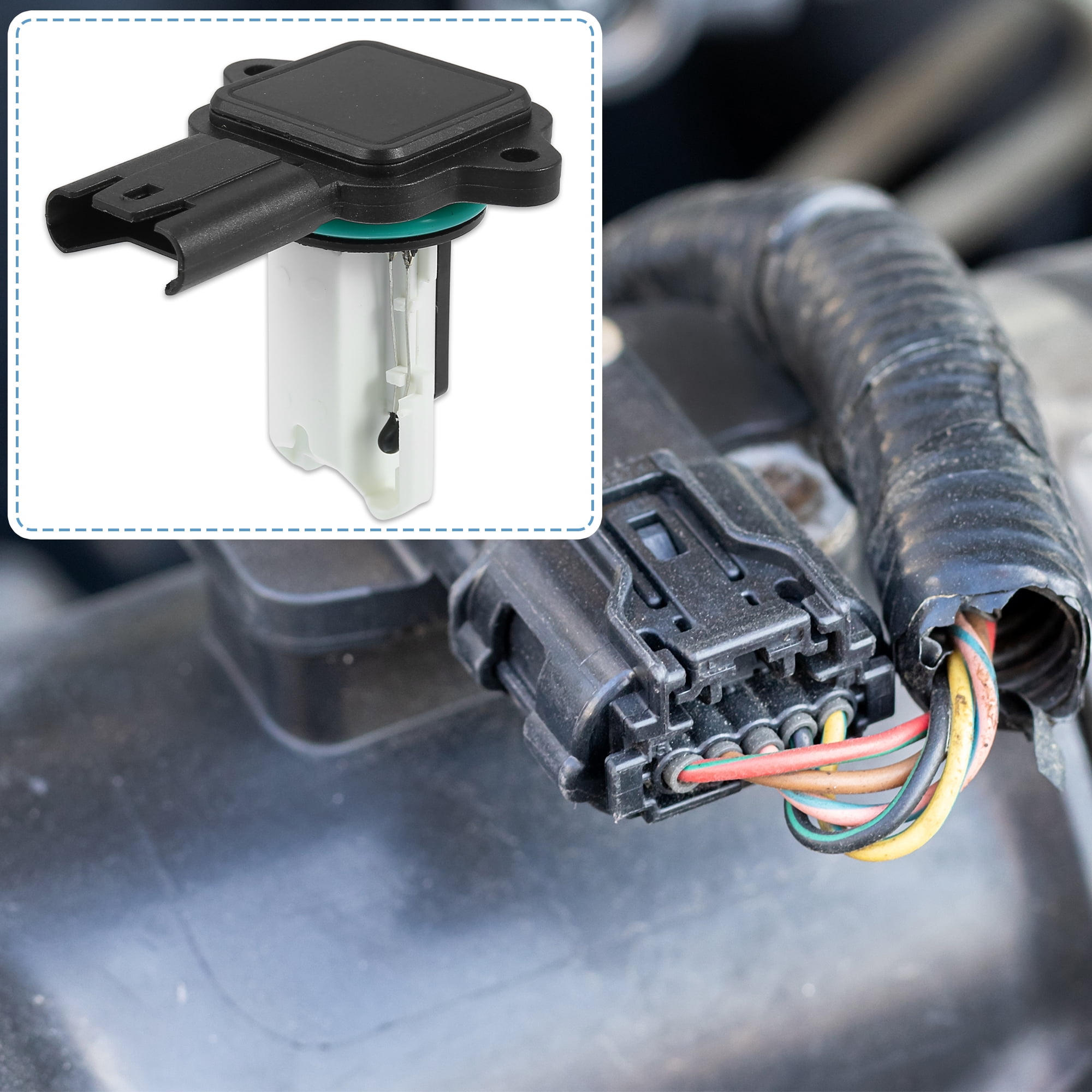 5WK97502 Car Mass Air Flow Sensor Meter MAF Sensor Airflow for BMW 525i 2004-2007 for BMW 535i 2011-2013