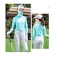 thumbnail image 2 of Camiseta de golf para mujer con máscara anti-uv Sunnimix azul S, 2 of 5