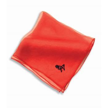 POODLE SCARF-RED