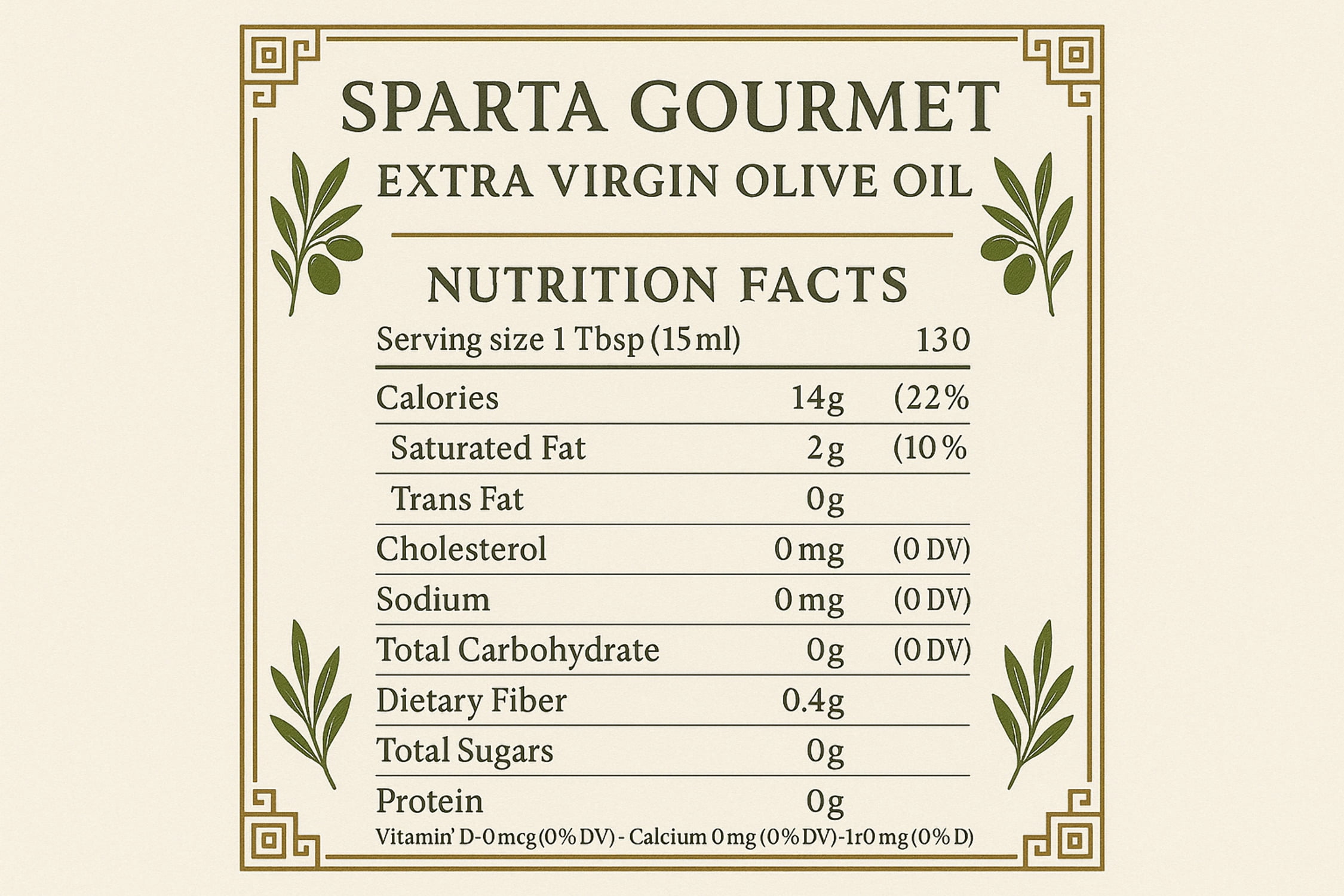 Sparta Gourmet Extra Virgin Olive Oil – Premium Greek Cold-Pressed Olive Oil (101.4 fl oz / 3L)