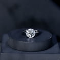 thumbnail image 5 of Rosec Jewels IGI Certified Lab Grown Diamond Solitaire Engagement Ring (3 Carat, E-VS1 Quality) - with Jewelry Box, 925 Sterling Silver, US 4.00, 5 of 9