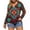 #224-Khaki, variant on Women's Western Aztec Print V-Neck Casual Long Sleeve Loose Fit Buttoned T-Shirt (Vintage Red & Brown Diamond) Gifts
