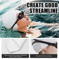 thumbnail image 5 of Bonnet de Bain en Silicone en Forme de Bulle pour Réduire la Traîne Warer, Bonnet de Natation Réutilisable pour Femmes et Hommes Gardant la Coiffure Inchangée, 5 of 5