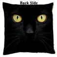 thumbnail image 2 of GCKG Black Cat in The Dark Reversible Mermaid Sequin Pillow Case Home Decor Cushion Cover 16x16 inches, 2 of 3