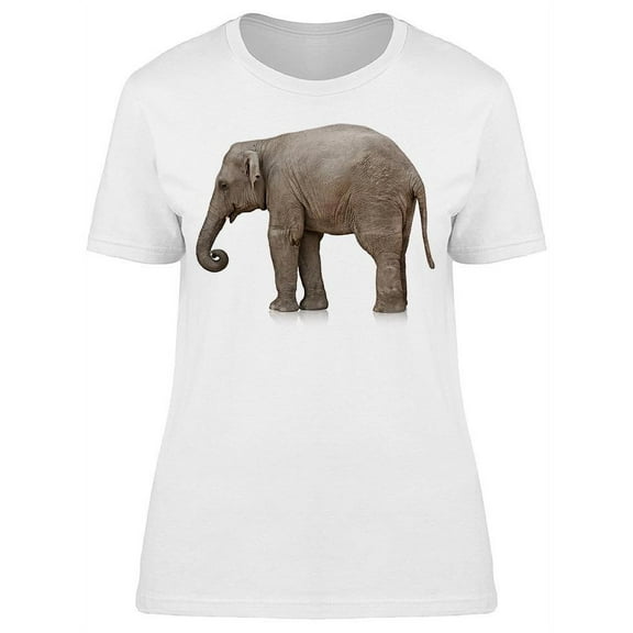 Elephant Shadowed Paws T-Shirt Women -Image by Shutterstock, Female 3X-Large