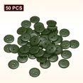 thumbnail image 3 of Uxcell 50 piezas de botones de costura de resina, 15 mm (5/8 pulgadas) botones decorativos redondos de 2 agujeros para abrigo, ropa y decoración navideña, verde oscuro, 3 of 6