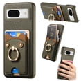 thumbnail image 1 of Case for FOXDOCK Google Pixel 8A , Leather, Bear Ring, Card Holder, 1 of 4