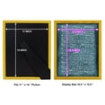 thumbnail image 4 of Graphic Songbook III - Framed Print w/glass - Sunflower Yellow, 4 of 7
