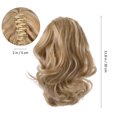 thumbnail image 2 of Minkissy Ponytail Braid Extension with Claw Clip for Parties 1Pack, 2 of 6