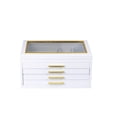 thumbnail image 6 of Large Contemporary White Jewelry Box, 6 of 7