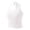 White, variant on Anygrew Women's Halter Neck Tank Top Built in Bra Stretchy Soft Crop Cami Top