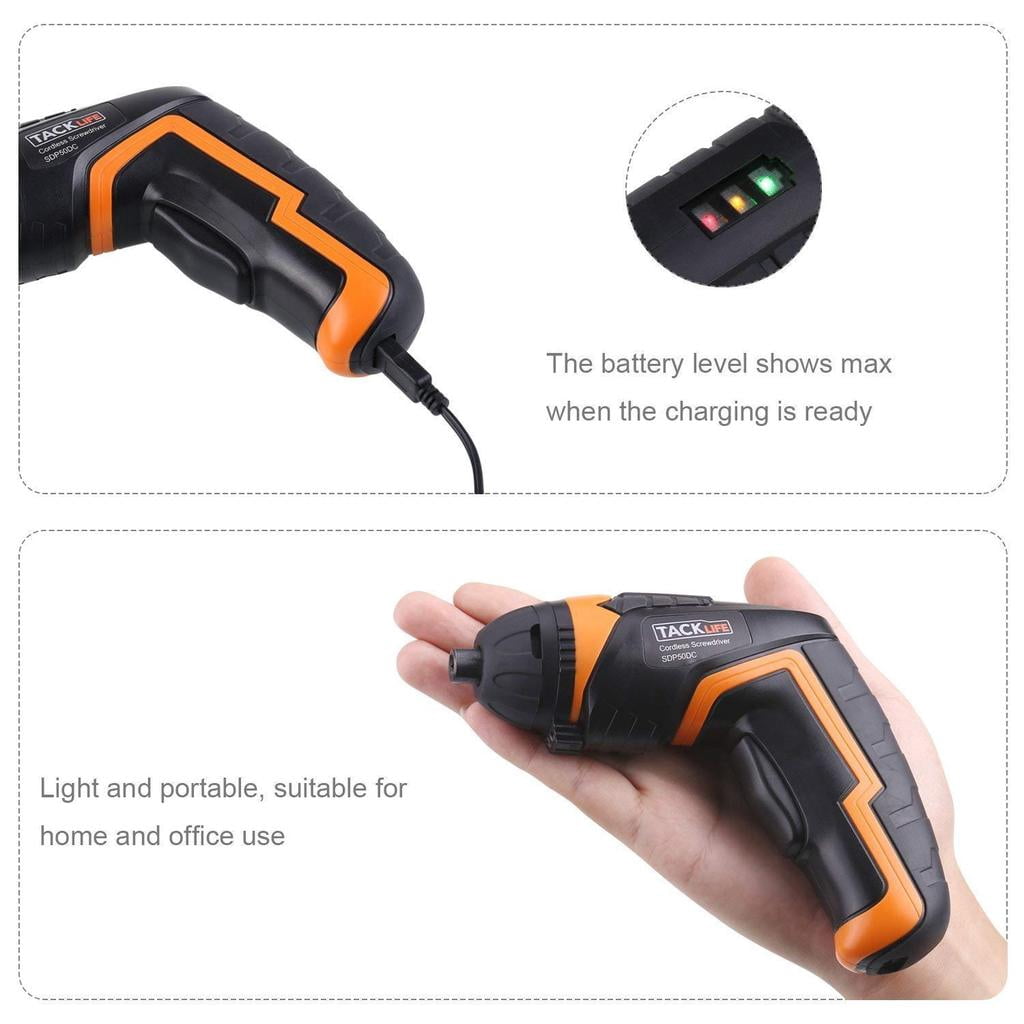 TACKLIFE Cordless Screwdriver 