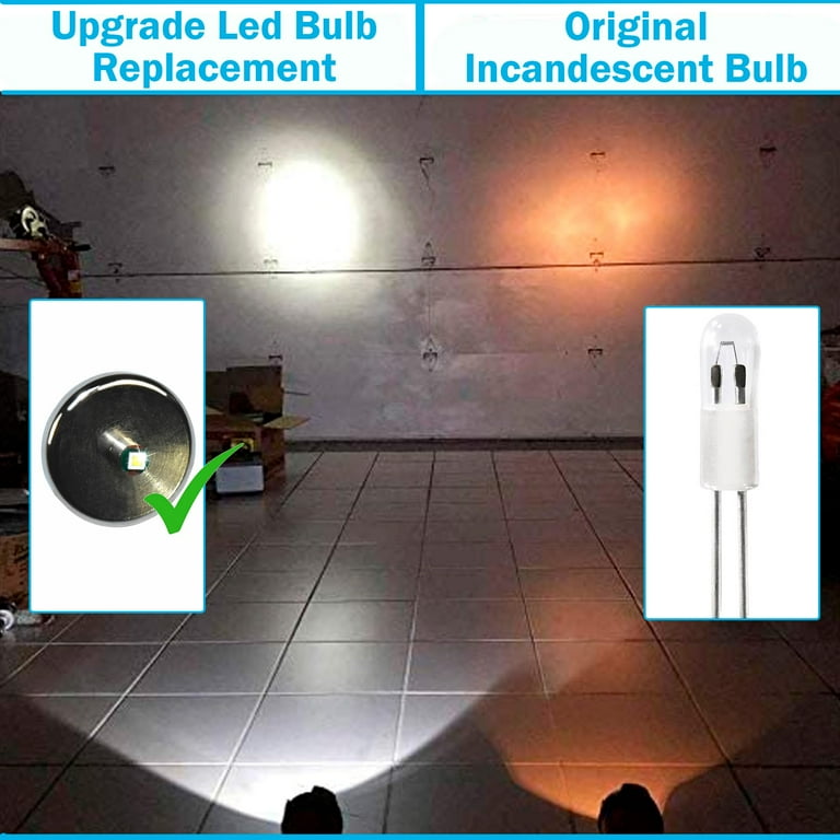 HQRP Hight Power 3W 110 Lumens Bi-Pin LED MODULE / Bulb for 1 AAA