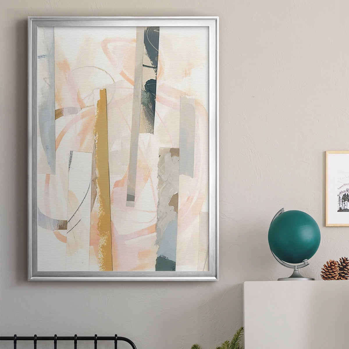 Melon Litmus I Premium Framed Print, in Gold, Black, or Silver - Ready to Hang
