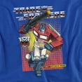 thumbnail image 2 of Transformers Optimus Prime Women's T Shirt, Royal, X-Large, 2 of 6
