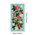 thumbnail image 2 of Pastel Blue Background with Strawberry Floral Design Banner Party Decorations Backdrop Ideal for Spring Celebrations Garden Parties Picnics and Photo Shoots, 2 of 7