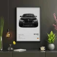 thumbnail image 5 of Póster de coche de lujo en blanco y negro pop Estética Supercar Sports Car F80 M3 M140 GTR Impresión en lienzo Arte de pared Decoración de garaje, 5 of 5