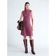 thumbnail image 2 of Scoop Women’s and Women's Sleeveless Mock Neck Mini Dress, Sizes XS-4X, 2 of 5