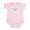Petal Pink, variant on CafePress - Butterfly Kisses Infant Bodysuit - Baby Light Bodysuit, Size Newborn - 24 Months