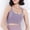 Purple, variant on HWRETIE Cross-Back Supportive Sports Bra for High-Impact Workouts - Ladies Sports Bras Shockproof Large Size No Steel Rings Bra Woman's Yoga Fitness