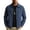 Blue, variant on Bxsruta Mens Casual Button Down Shirt Jacket Long Sleeve Outerwear with Pockets