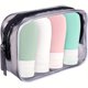 thumbnail image 1 of 4 Pack of TSA-Approved Portable Travel Bottles - Leak-Proof, Squeezable Silicone Tubes for Toiletries & Liquids!, 1 of 4