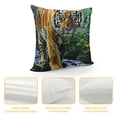 thumbnail image 4 of Orinice Moonlight Tiger Throw Pillow Cover Couch Pillow Case Square Outdoor Pillow Sofa Bed Pillowcase Decorative White, 4 of 5