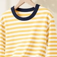 thumbnail image 6 of FSYBOA Girls Long Sleeve Shirts, Striped Casual Crew Neck Fall Kids Pullover Tops Size 5-6T, 6 of 7